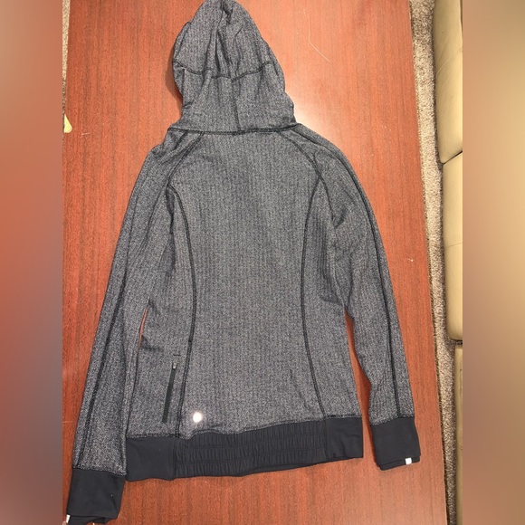 Lululemon Athletica Charcoal Hooded Jacket - Picture 3 of 4